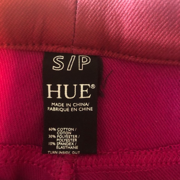 Hue fake leather red pants size small - Picture 5 of 5